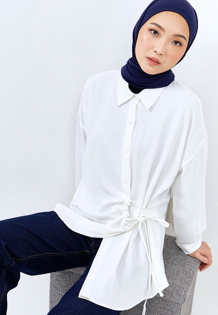 DRAWSTRING SHIRT