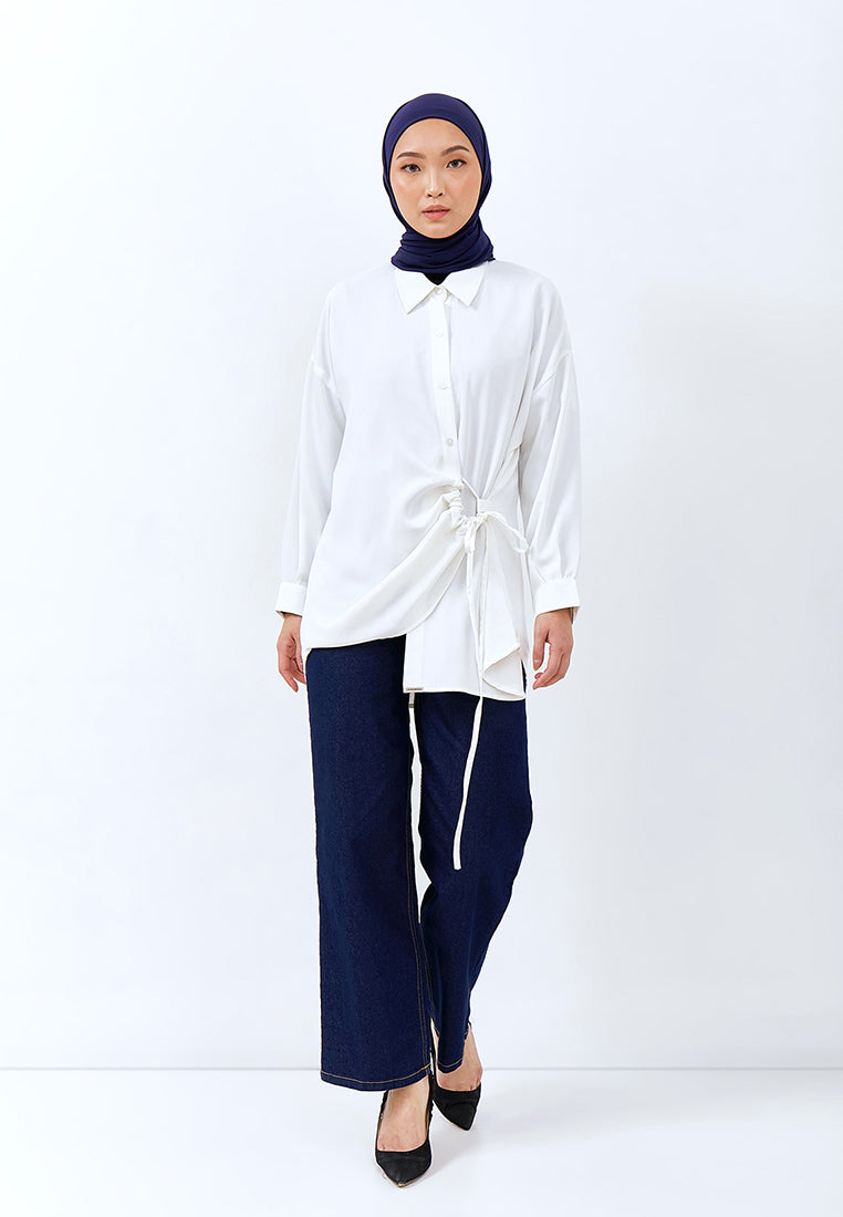 DRAWSTRING SHIRT