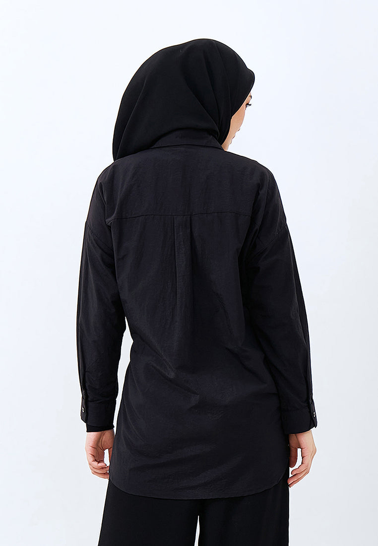 DRAWSTRING SHIRT