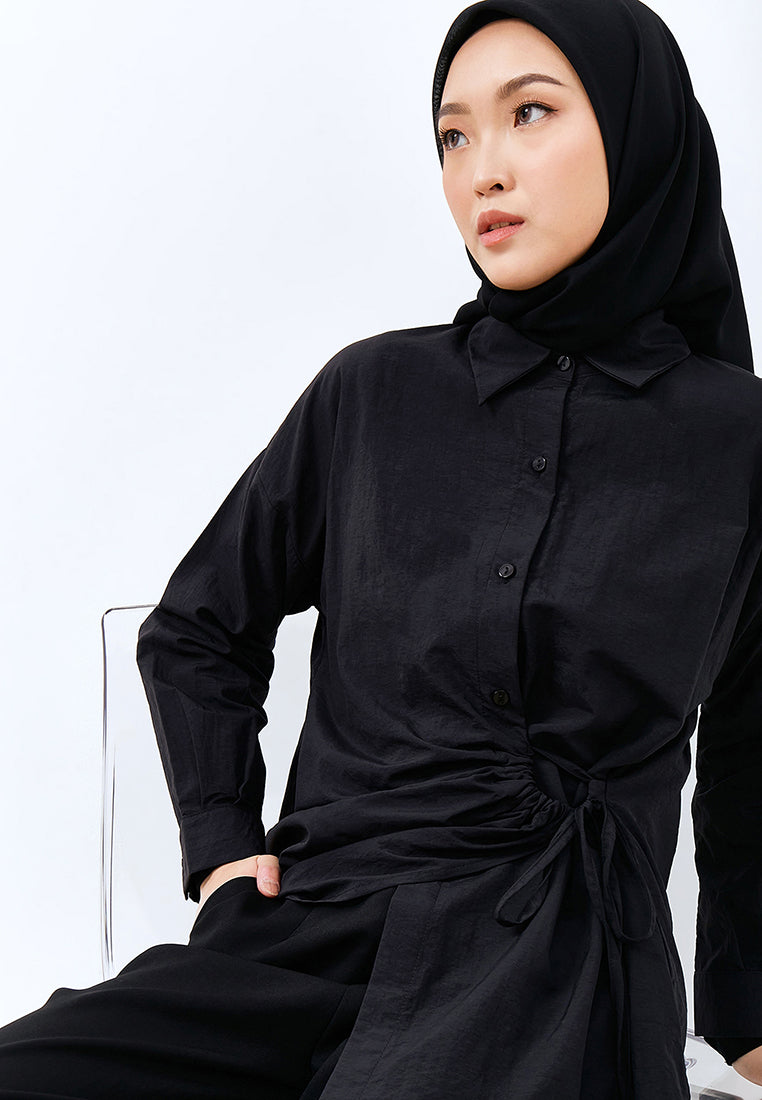 DRAWSTRING SHIRT