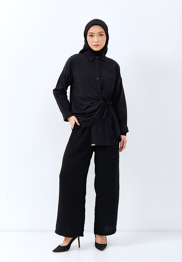 DRAWSTRING SHIRT