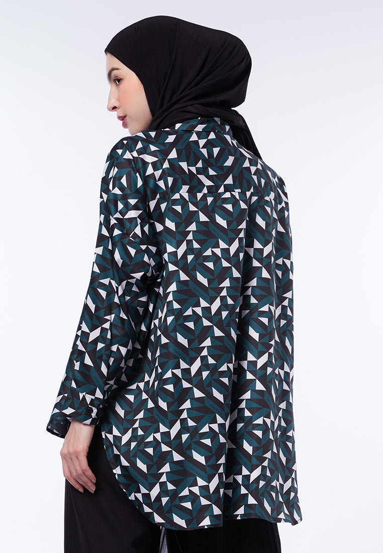 PRINTED OVERSIZED SHIRT