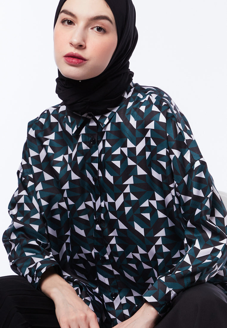 PRINTED OVERSIZED SHIRT