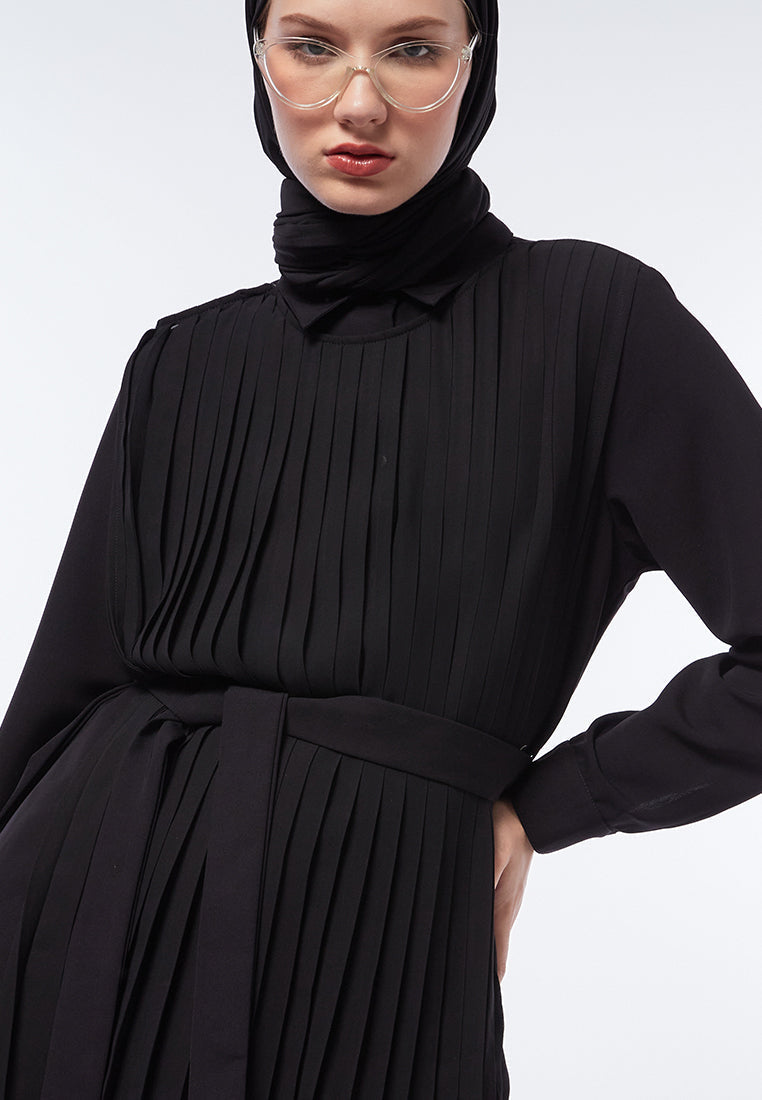 PLEATS LAYERED SHIRT