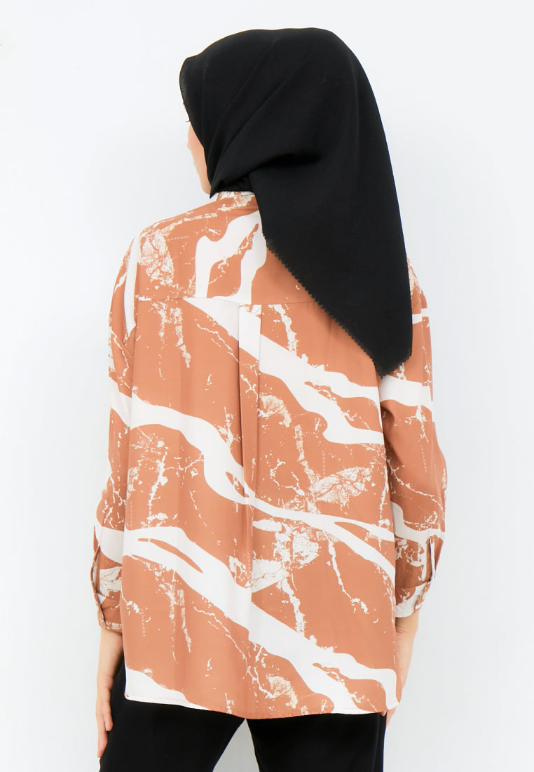 Printed Oversized Shirt