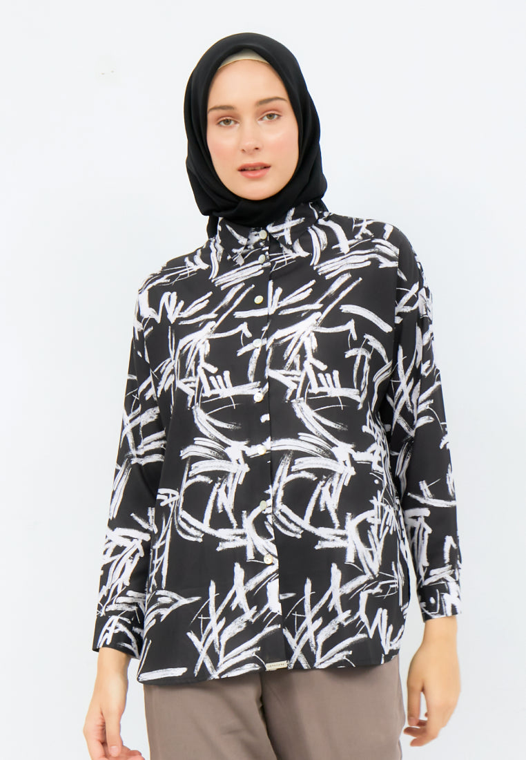 Printed Oversized Shirt