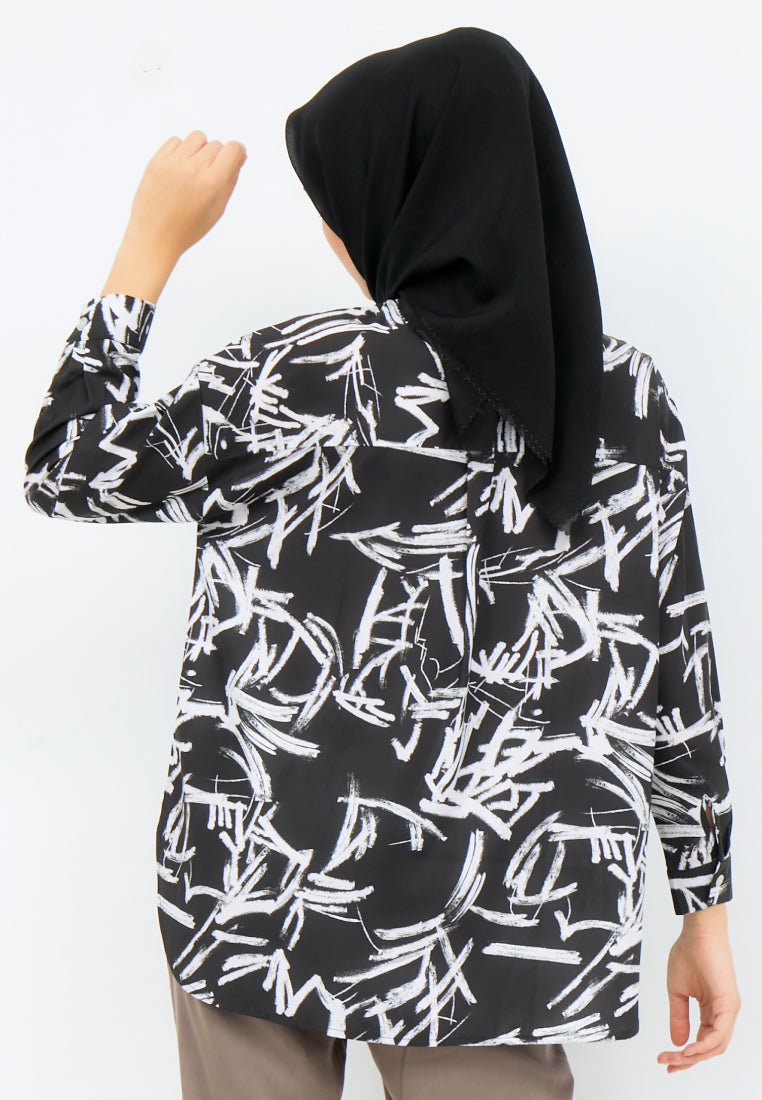 Printed Oversized Shirt