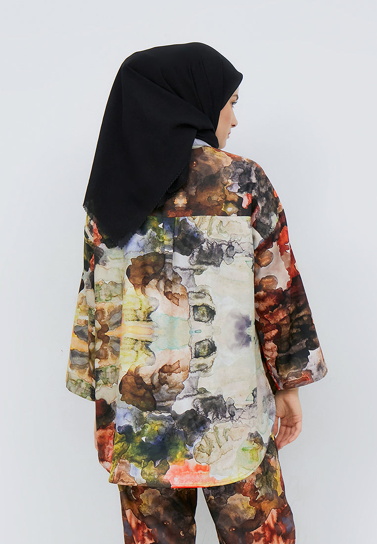 PRINTED OVERSIZED SHIRT