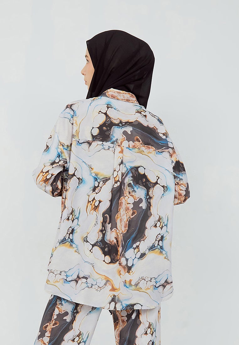 Printed Oversized Shirt