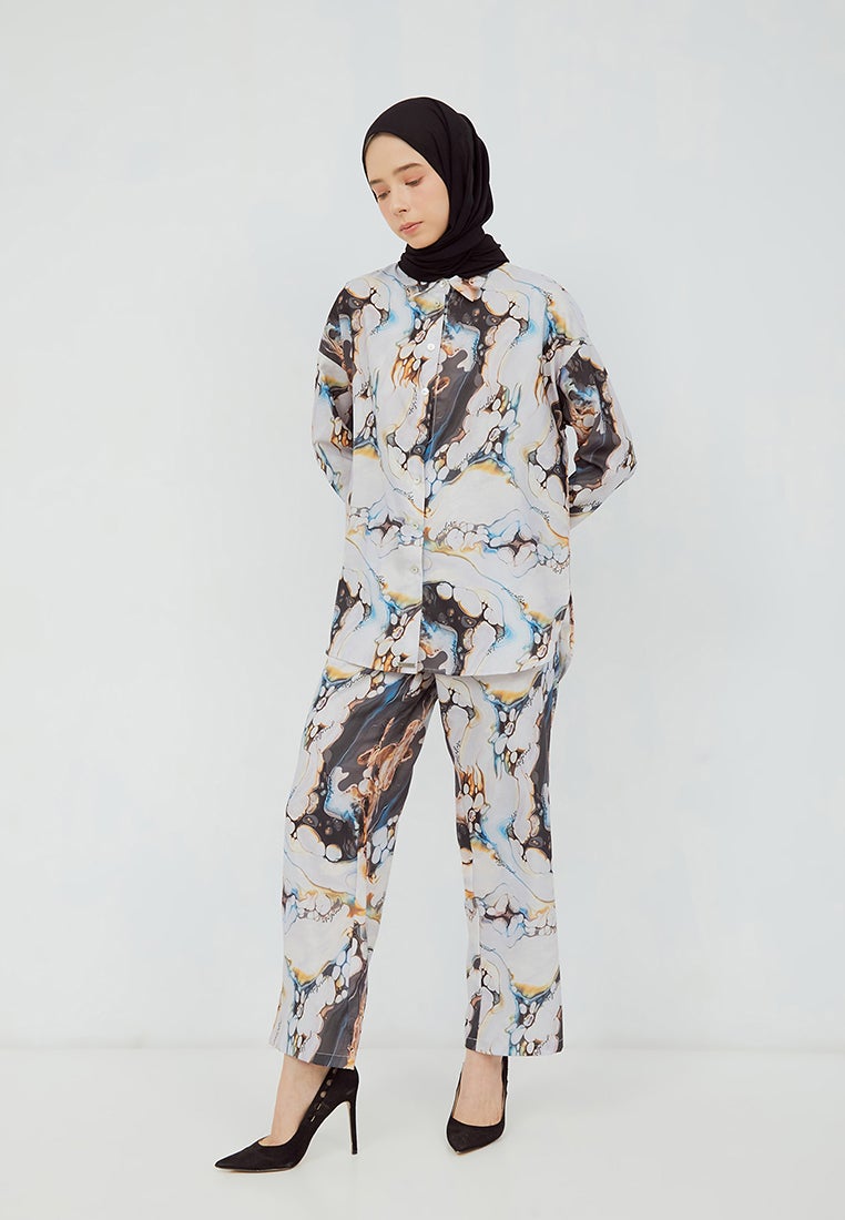 Printed Oversized Shirt