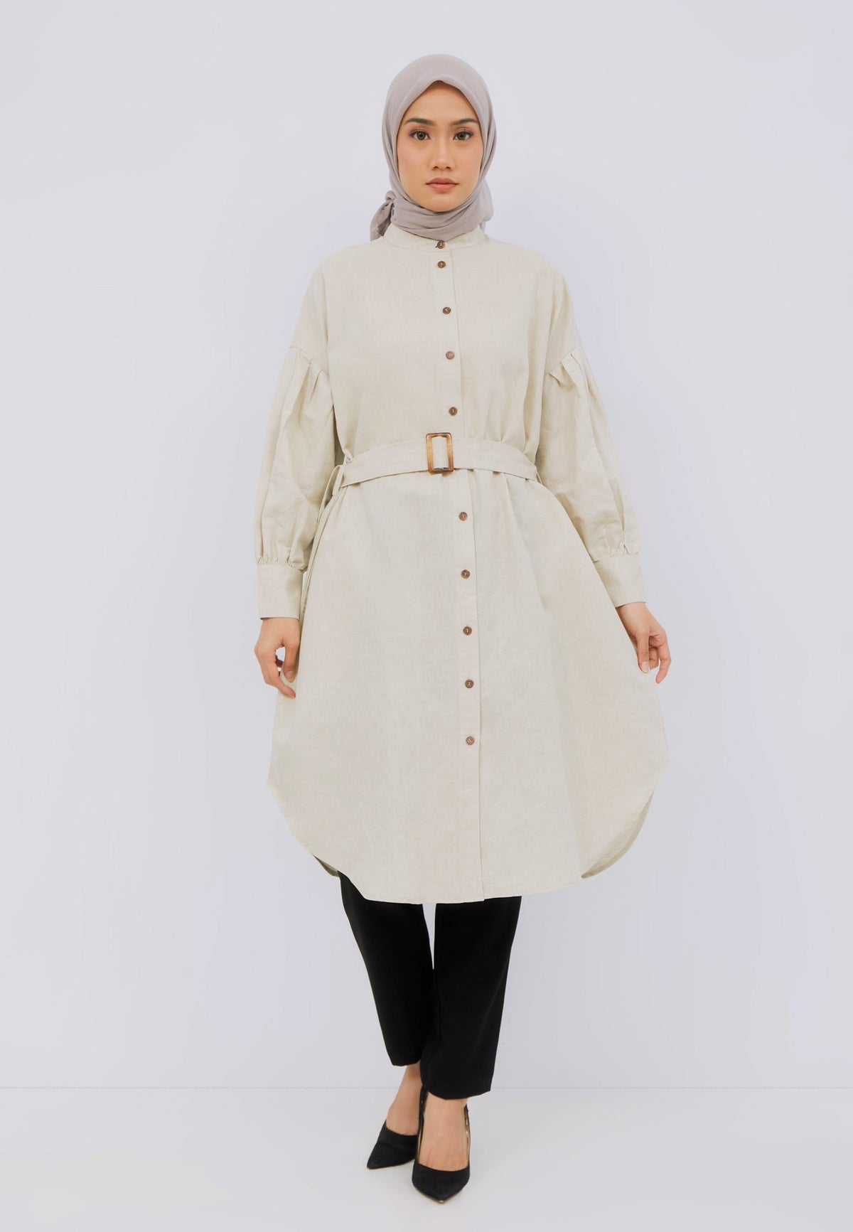 Belted Oversized Tunic