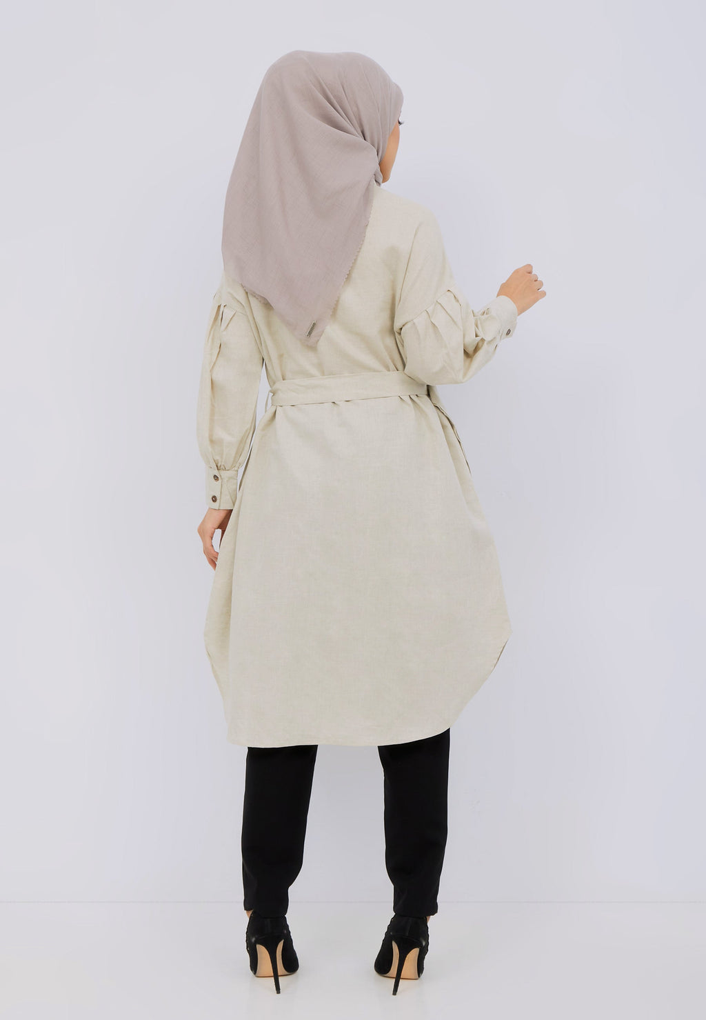 Belted Oversized Tunic