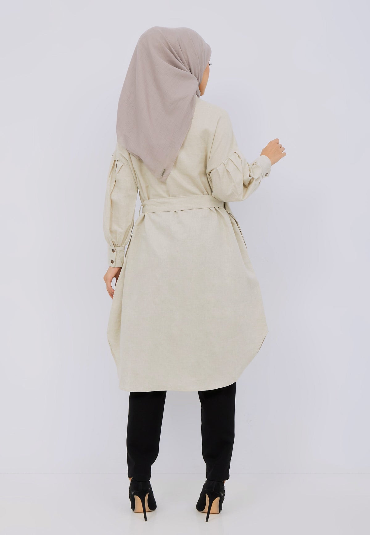 Belted Oversized Tunic