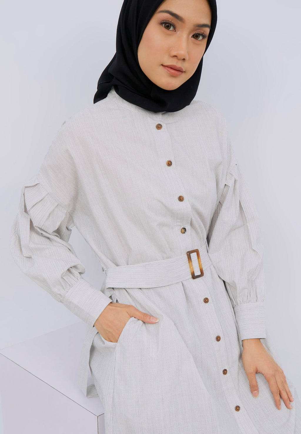 Belted Oversized Tunic