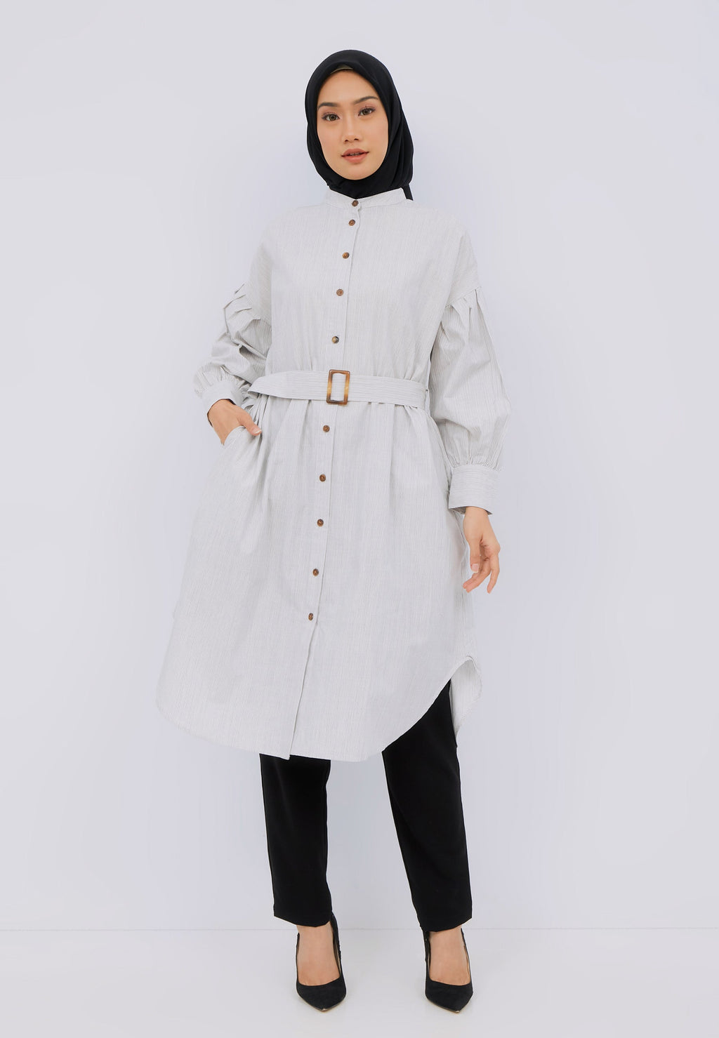 Belted Oversized Tunic