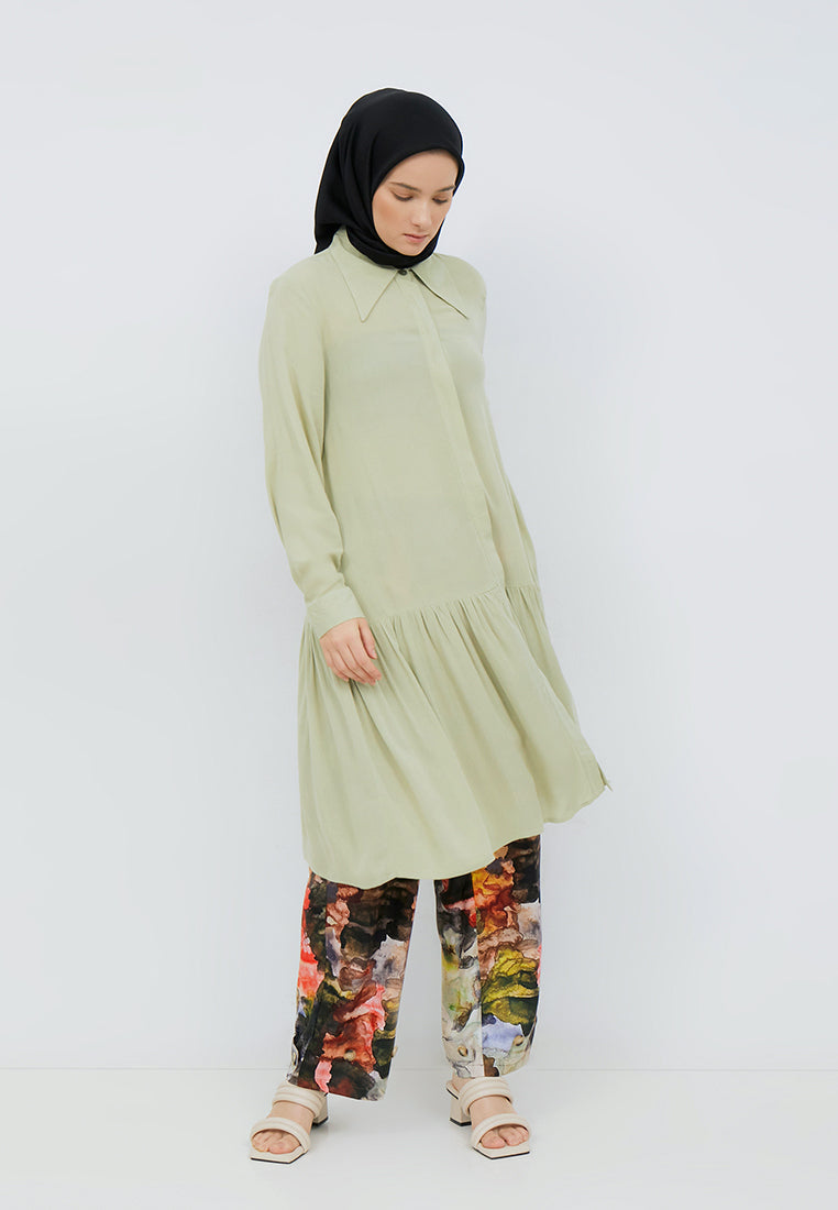 RUFFLE TUNIC