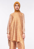 PRINTED BALOON SLEEVE TUNIC