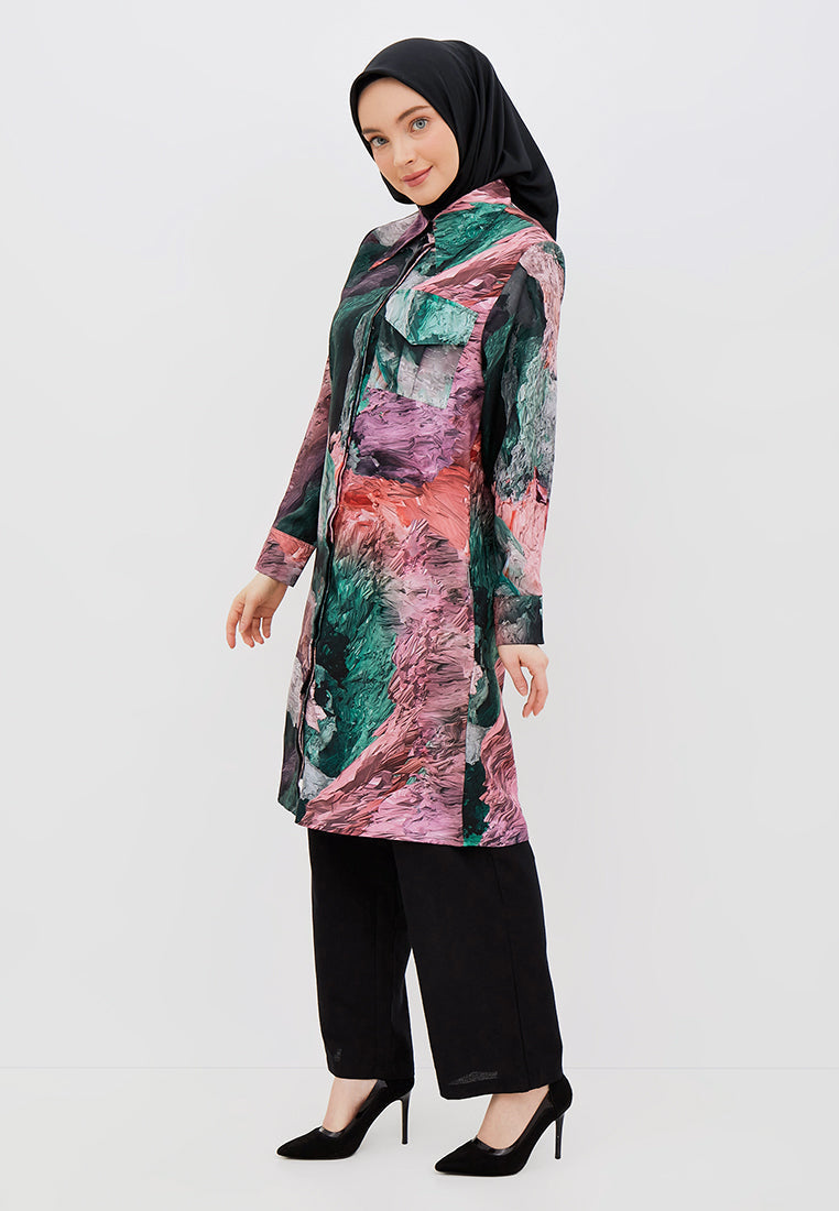 POINTY COLLAR TUNIC