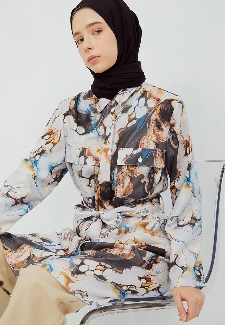Printed Shirt Tunic
