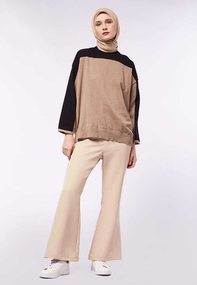 TWO TONE SWEATER