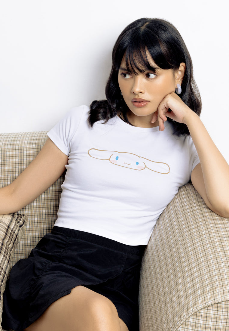 Cinnamoroll Short Sleeve Crop T-Shirt