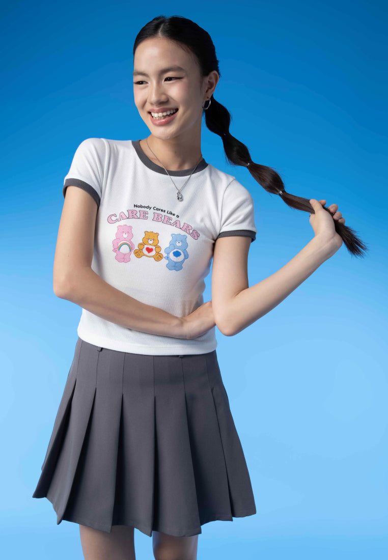 Care Bears Contrast Hem Crop T-Shirt
