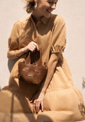 Textured Small Sling Bag