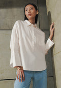 Long Sleeve Loose Blouse