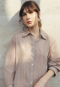 Long Sleeve Textured Blouse