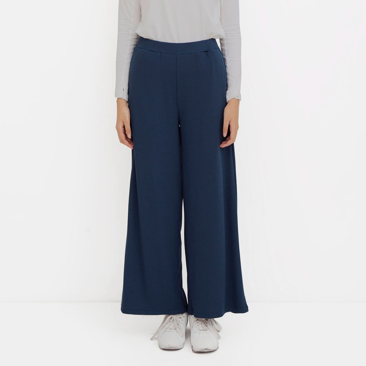 Ikigai Knit Wide Pants Pine Green