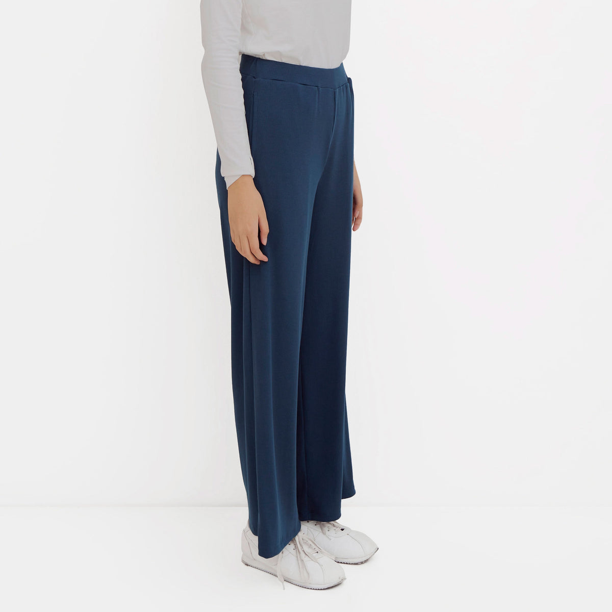 Ikigai Knit Wide Pants Pine Green