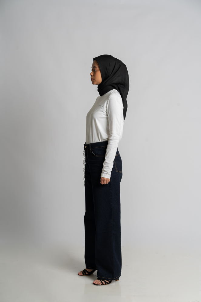 Saudade Wide Leg Jeans Navy