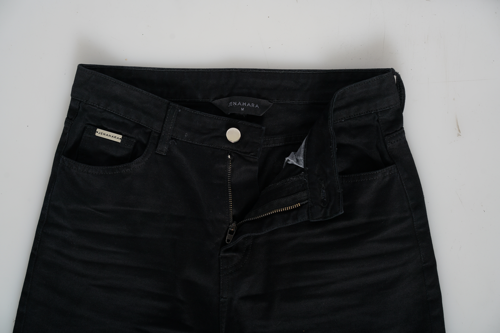 Saudade Wide Leg Jeans Black