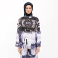 Saudade Printed Shirt White-Blue