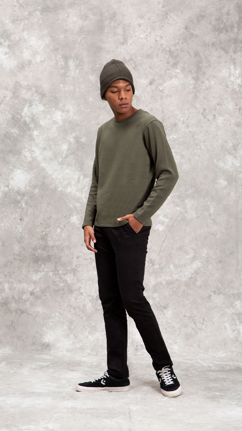 Sweatshirt Green Line Ss20