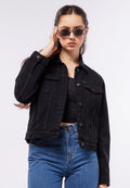 CROP DENIM JACKET