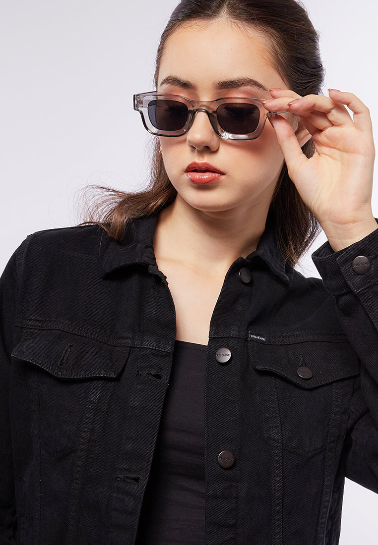 CROP DENIM JACKET