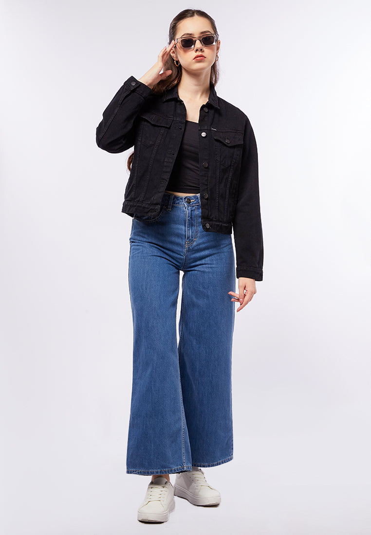 CROP DENIM JACKET