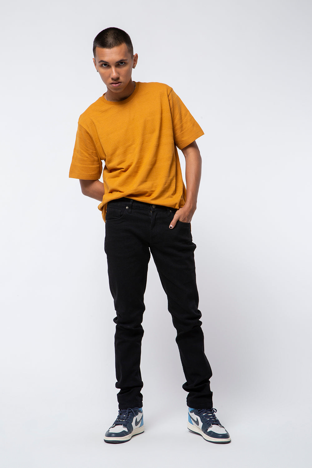 Denim Pants Fit 130 Black Fw18