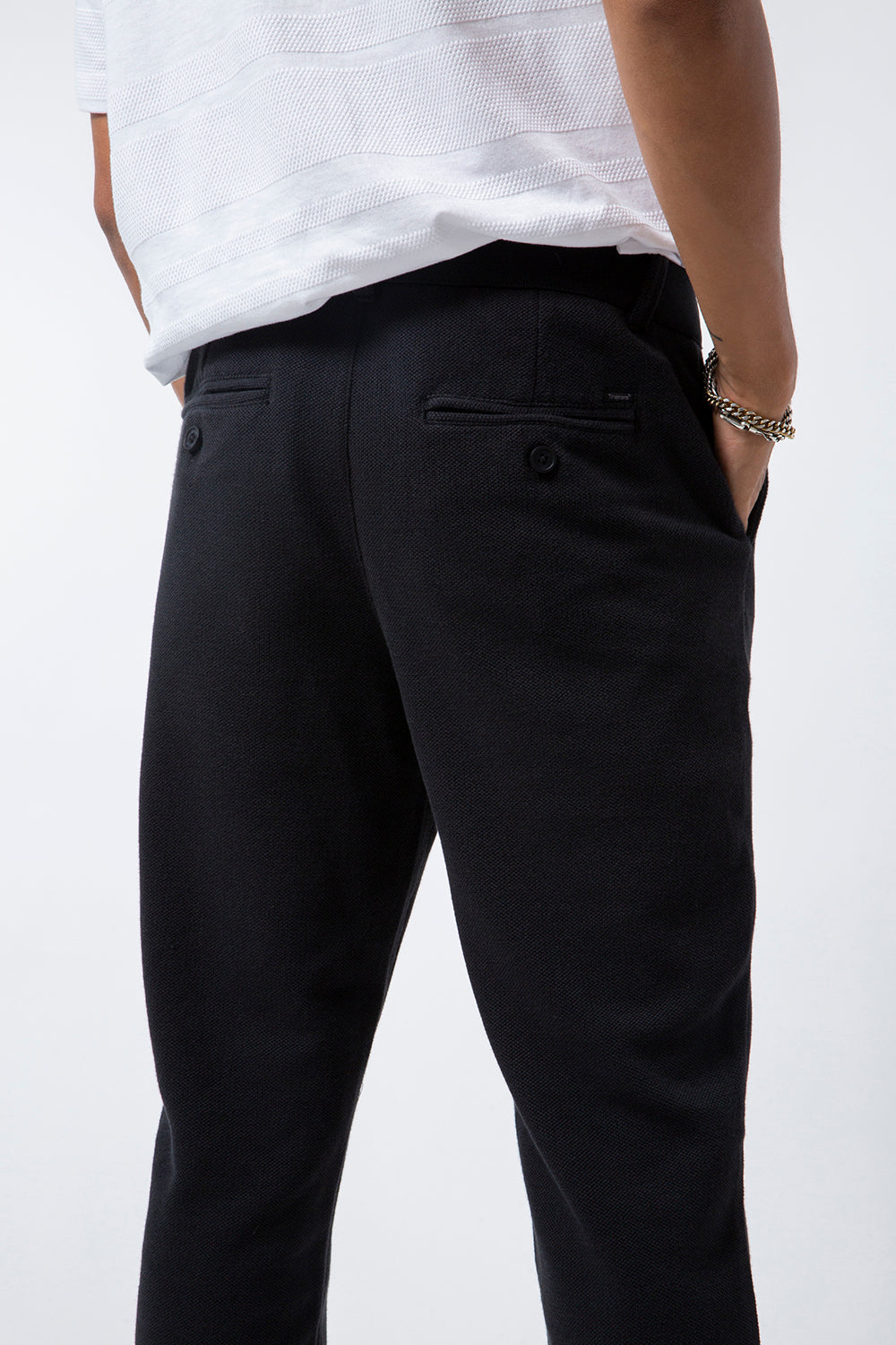 Chino Knit Fit Black