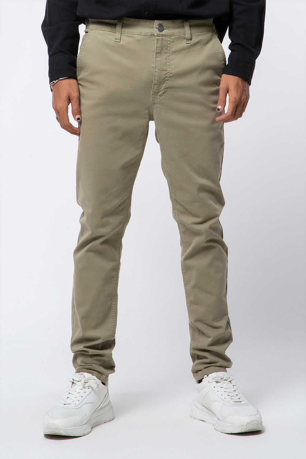 Chino Waterrepellent Fit 220 Light Green