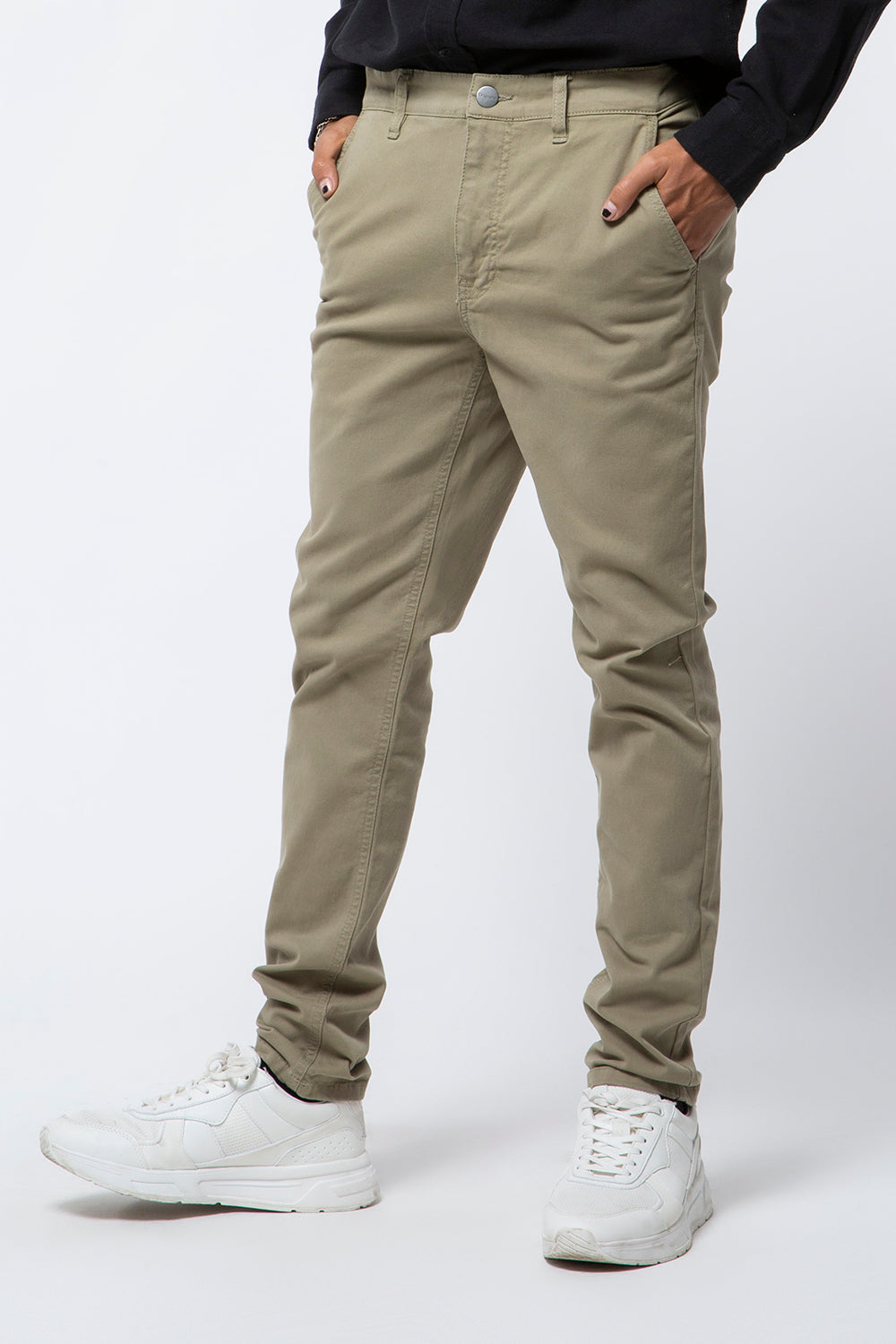 Chino Waterrepellent Fit 220 Light Green