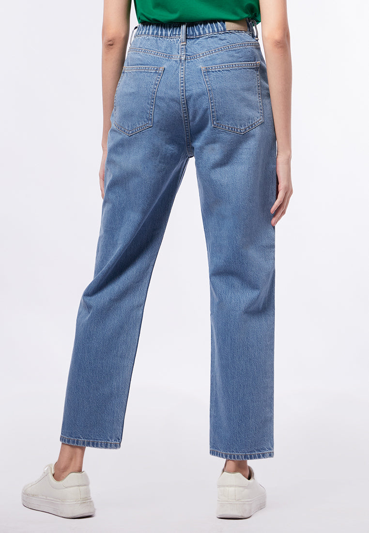 Mom Jeans Denim L.Blue