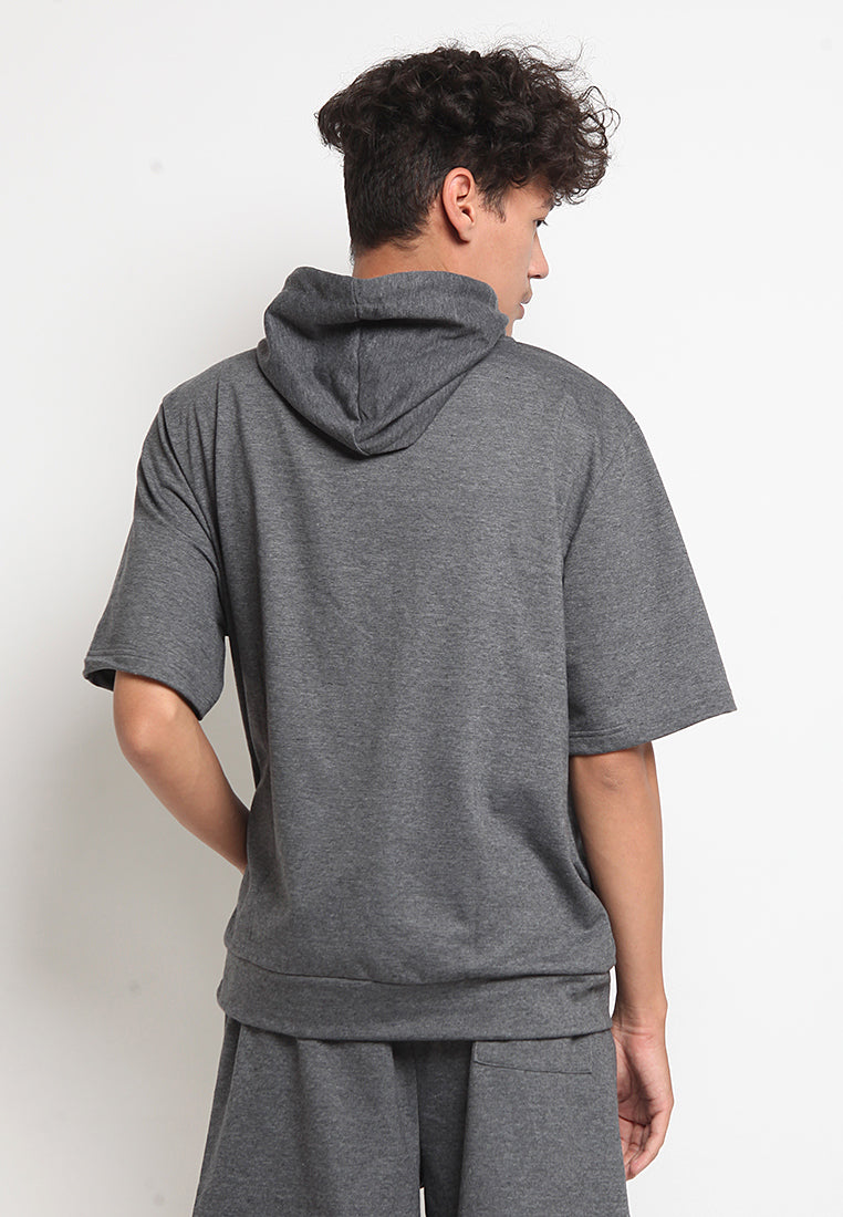 S/S Printed Hoodie