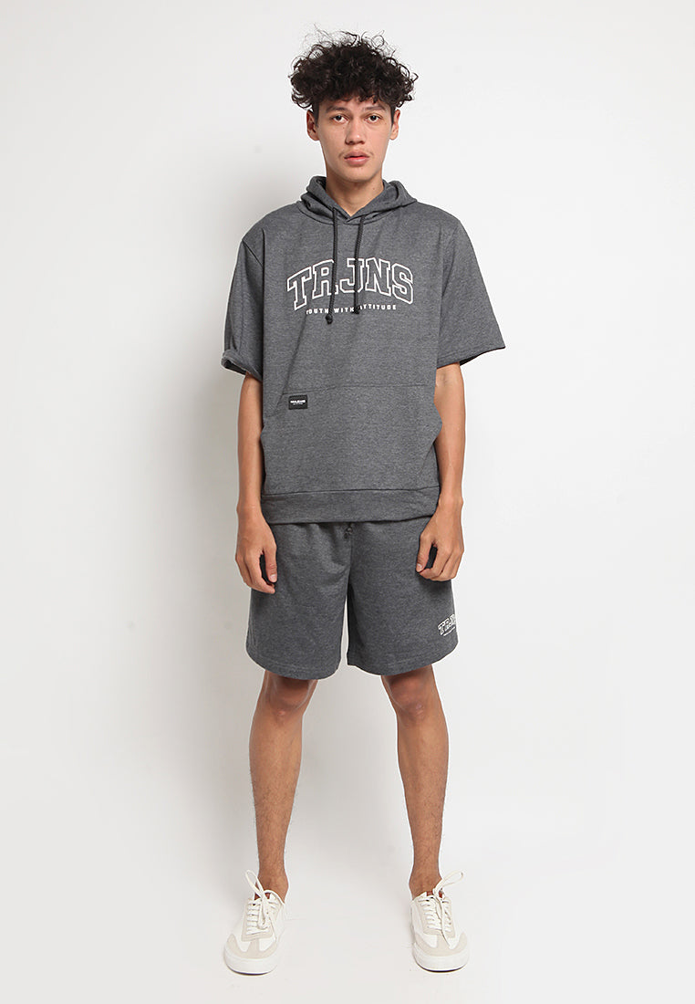 S/S Printed Hoodie