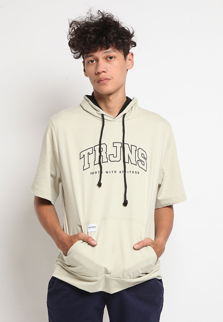 S/S Printed Hoodie