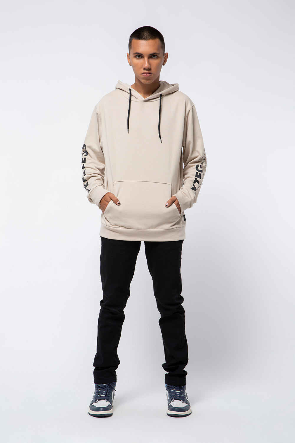Jacket Hoodie Beige Ss21