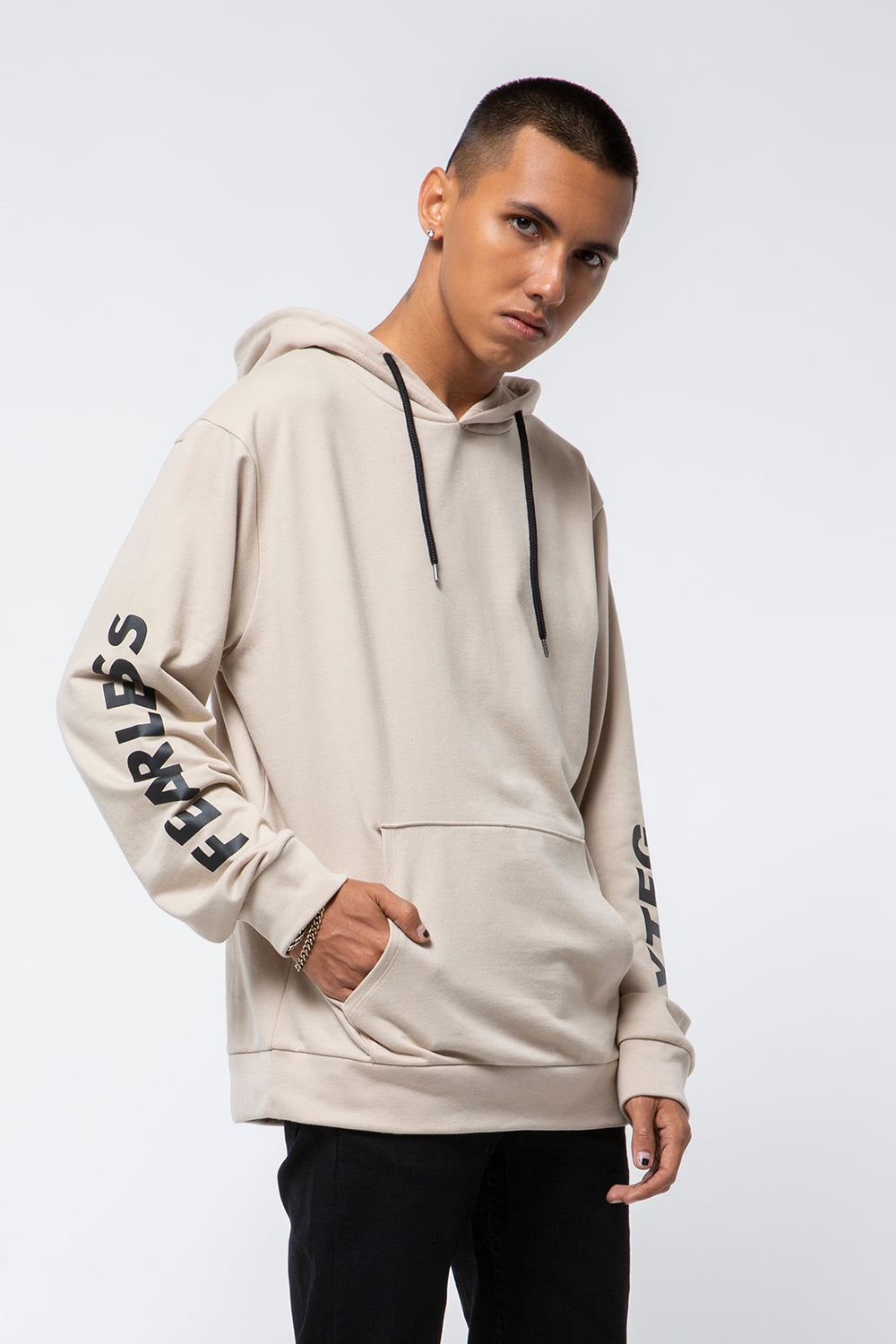 Jacket Hoodie Beige Ss21