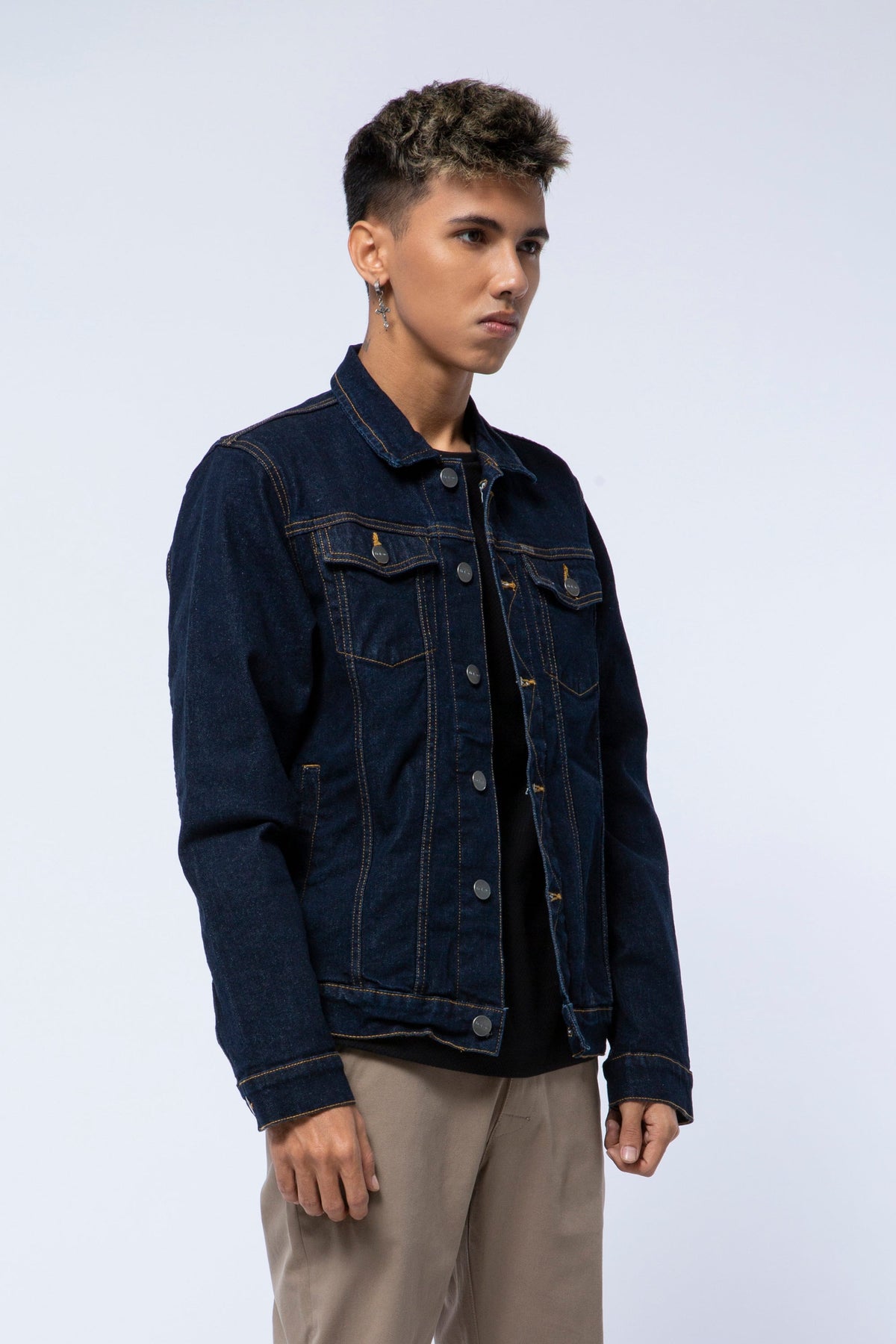 Trucker Jacket Denim Dark Blue