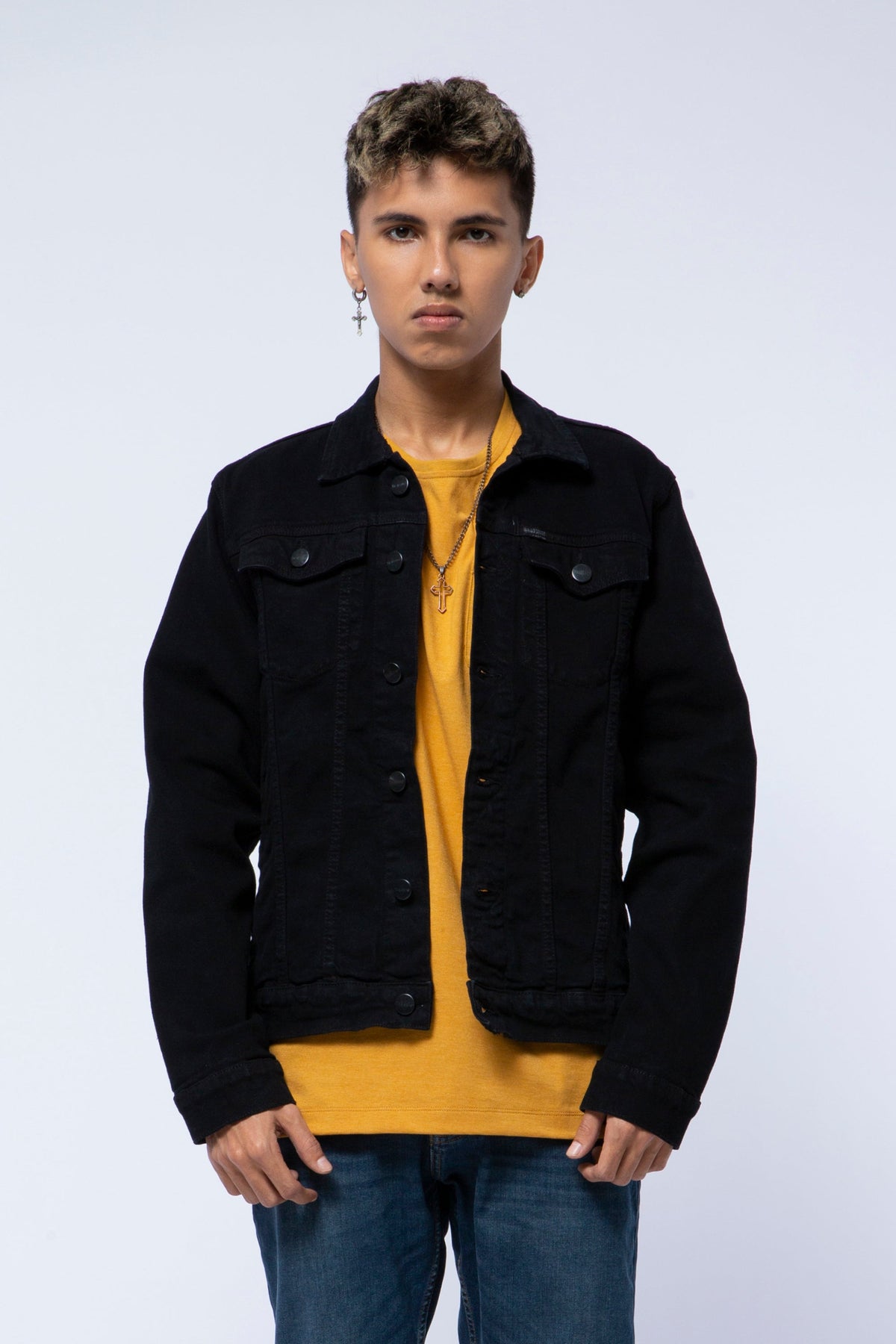 Trucker Jacket Denim Black
